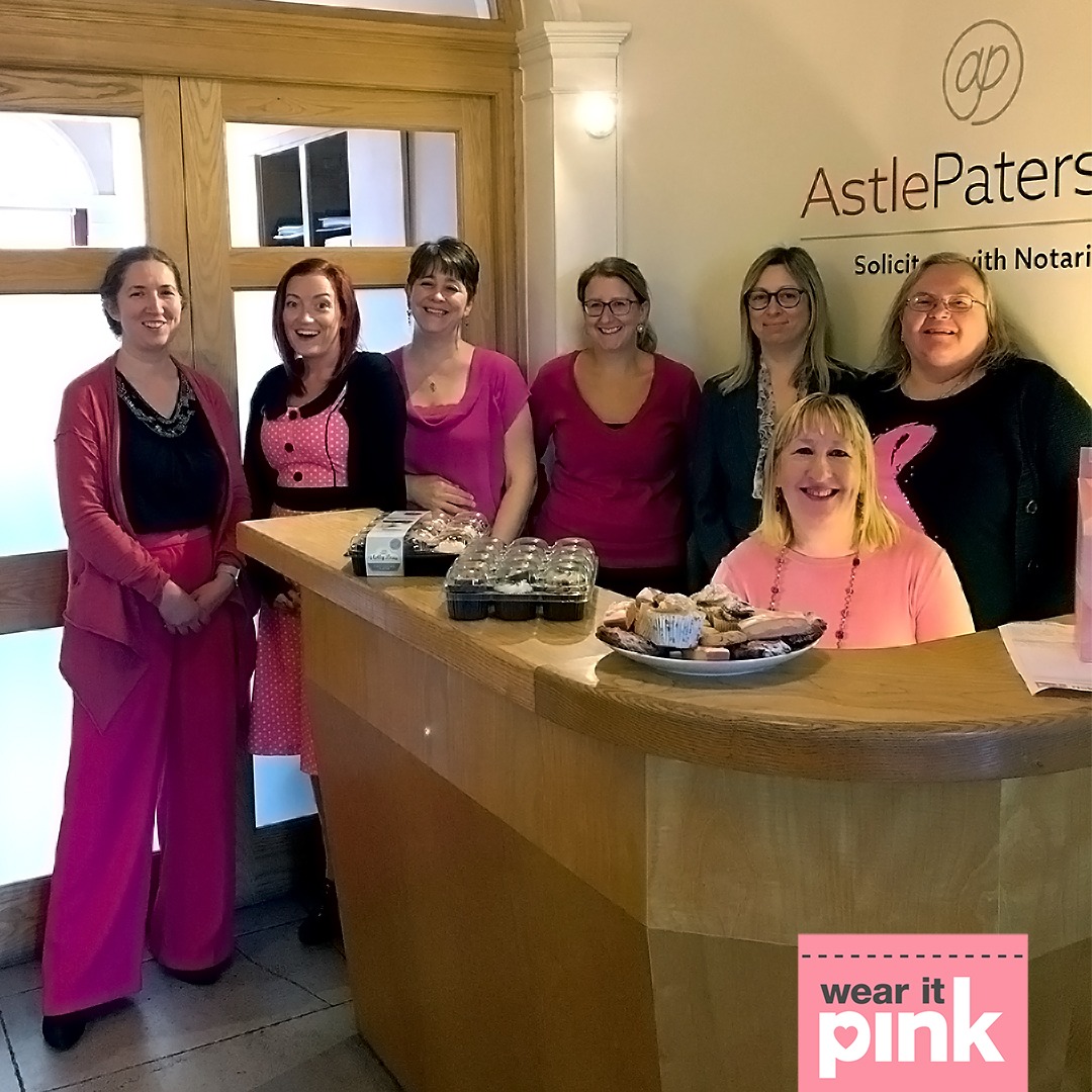Astle Paterson goes pink again for charity! 1 Astle Paterson goes pink again for charity! 1