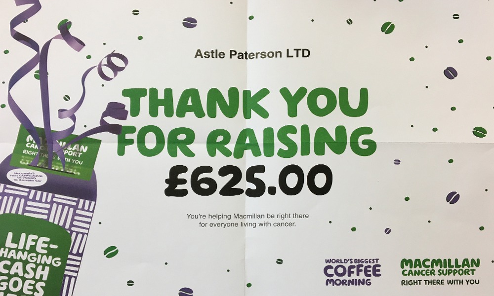 Thank you for raising £625 for MacMillan Cancer Support! 3
