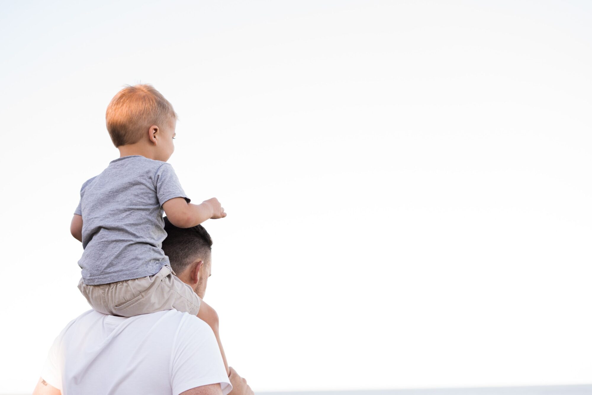 a father making a child arrangement plan for his infant son