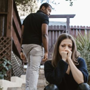 Sad Couple Parting Ways Representing The Divorce Process In England And Wales, family law solicitors, divorce solicitors
