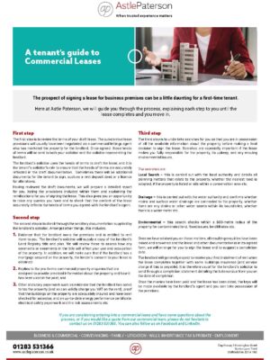 A tenant’s guide to Commercial Leases 4