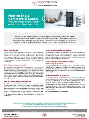 How to End a Commercial Lease