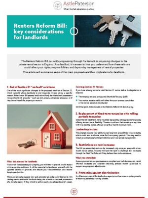 Navigating the Renters Reform Bill 3