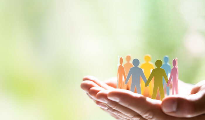 Compassionate guidance through family law matters 3 Image of some hands offering family support in a creative way. This signifies the importance of legal advice in family law matters and why Astle Paterson offers compassionate, straightforward, advice.